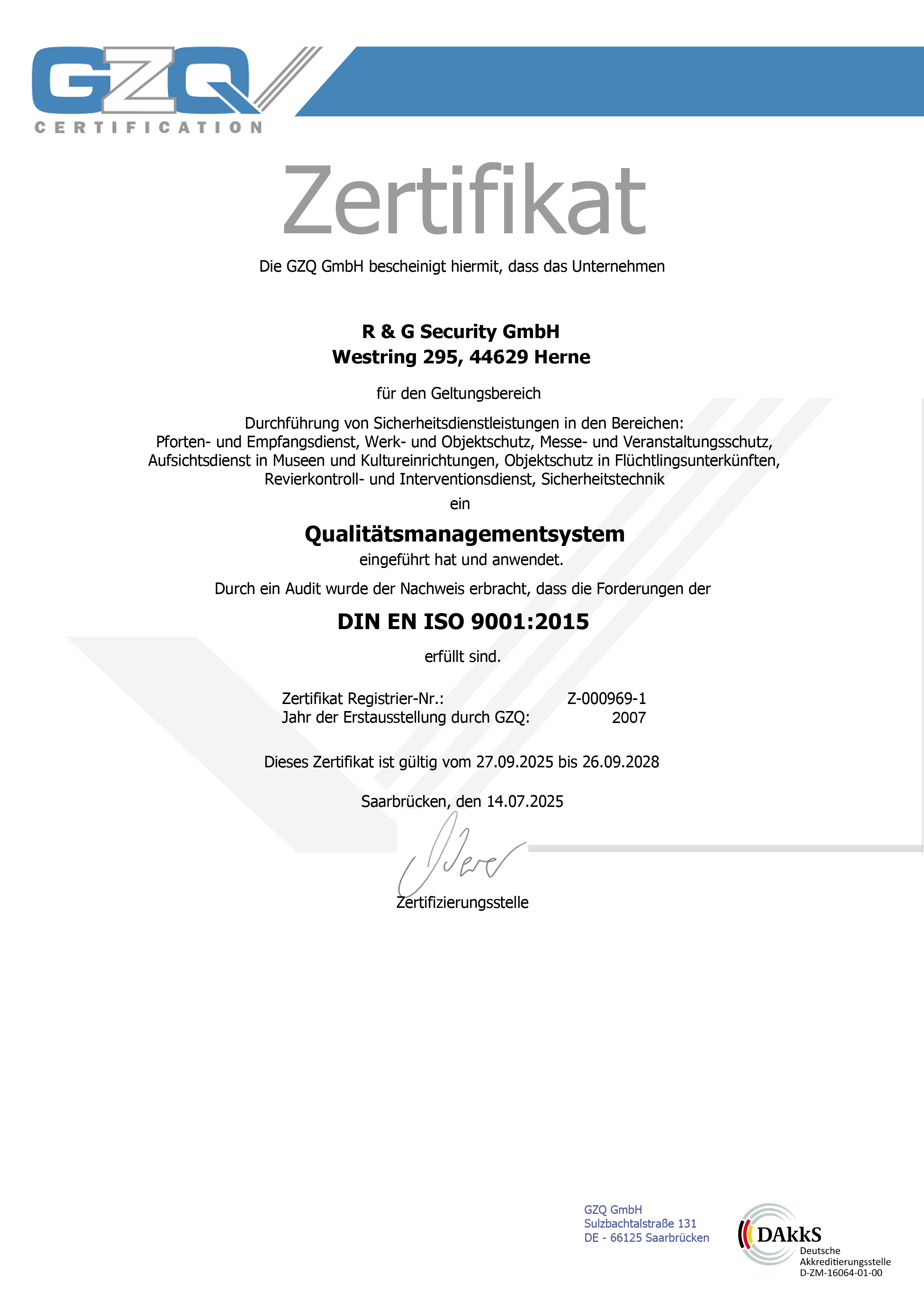Zertifikat